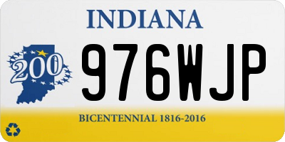 IN license plate 976WJP