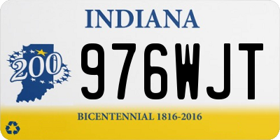IN license plate 976WJT