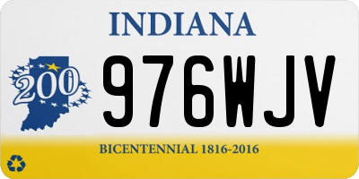 IN license plate 976WJV