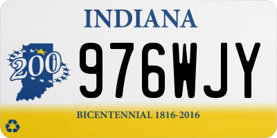IN license plate 976WJY