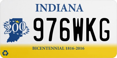 IN license plate 976WKG