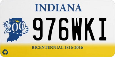 IN license plate 976WKI