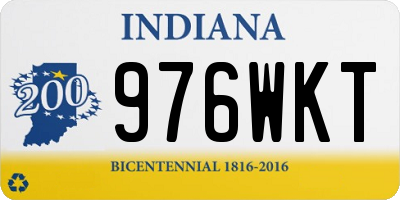 IN license plate 976WKT