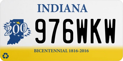 IN license plate 976WKW