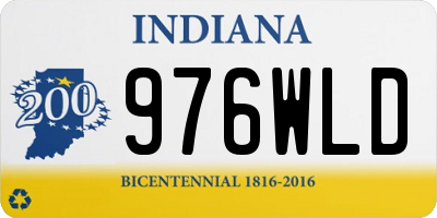 IN license plate 976WLD