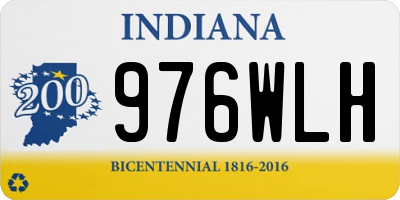 IN license plate 976WLH