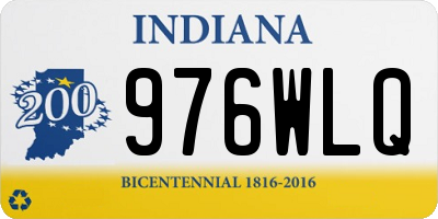 IN license plate 976WLQ