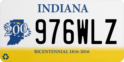 IN license plate 976WLZ