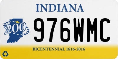 IN license plate 976WMC