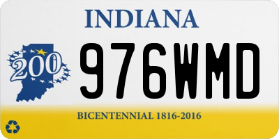 IN license plate 976WMD