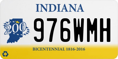 IN license plate 976WMH