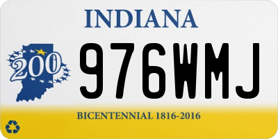 IN license plate 976WMJ