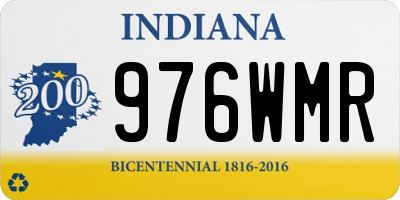 IN license plate 976WMR