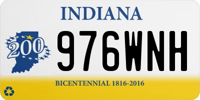 IN license plate 976WNH
