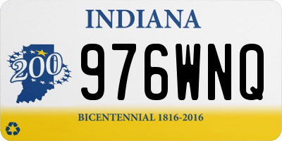 IN license plate 976WNQ