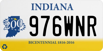 IN license plate 976WNR