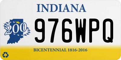 IN license plate 976WPQ