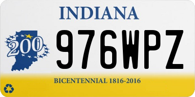 IN license plate 976WPZ
