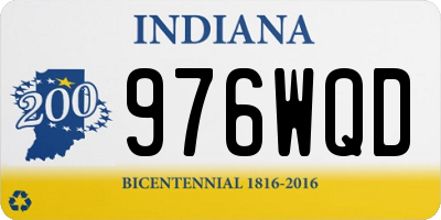 IN license plate 976WQD