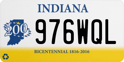 IN license plate 976WQL