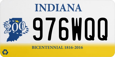 IN license plate 976WQQ