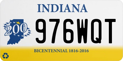IN license plate 976WQT