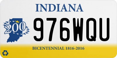 IN license plate 976WQU