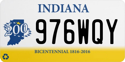 IN license plate 976WQY
