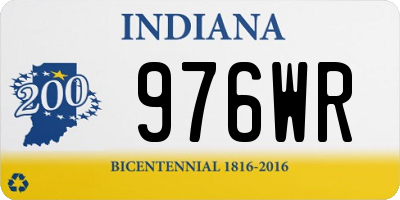 IN license plate 976WR
