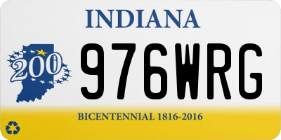 IN license plate 976WRG