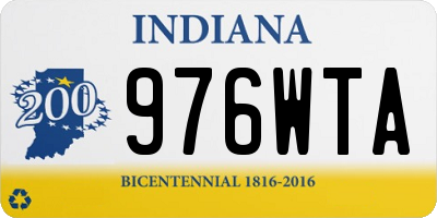 IN license plate 976WTA