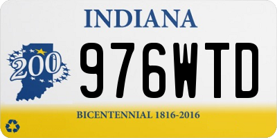 IN license plate 976WTD