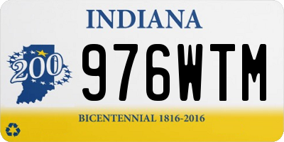 IN license plate 976WTM