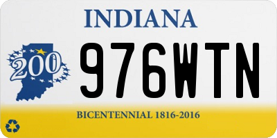 IN license plate 976WTN