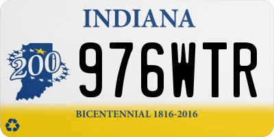 IN license plate 976WTR