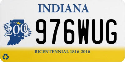 IN license plate 976WUG