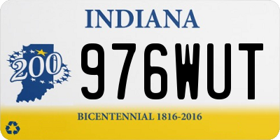 IN license plate 976WUT