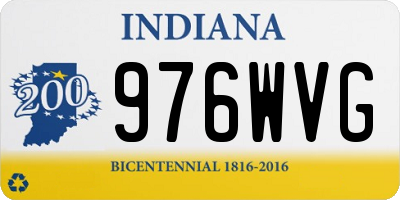 IN license plate 976WVG