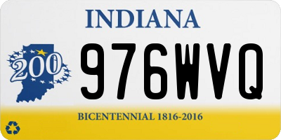 IN license plate 976WVQ