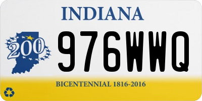 IN license plate 976WWQ