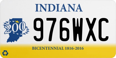 IN license plate 976WXC