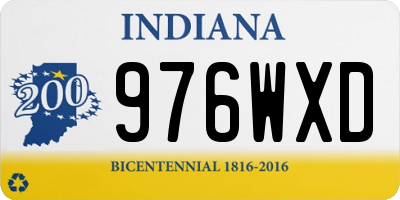 IN license plate 976WXD