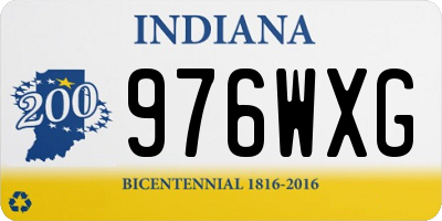 IN license plate 976WXG