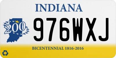 IN license plate 976WXJ