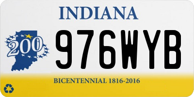 IN license plate 976WYB