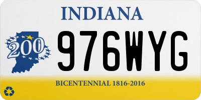 IN license plate 976WYG