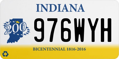 IN license plate 976WYH