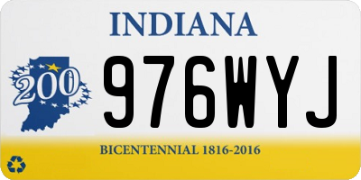 IN license plate 976WYJ