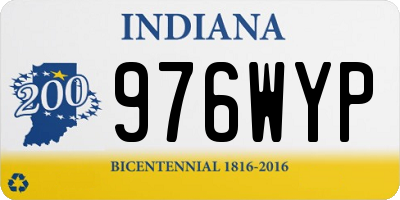 IN license plate 976WYP