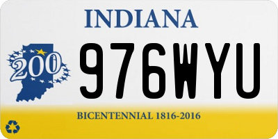 IN license plate 976WYU